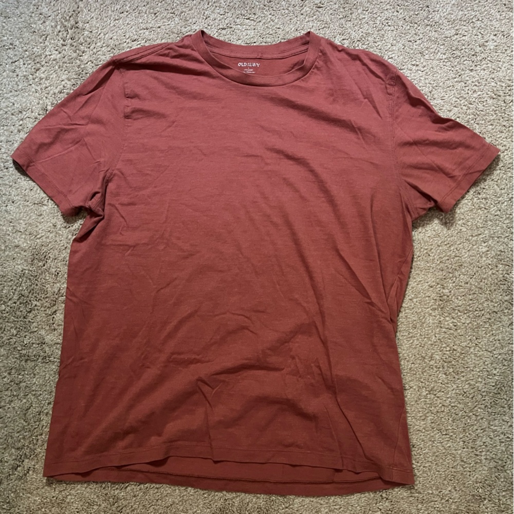 Old Navy Short Sleeve Crew Neck Tee - Rust